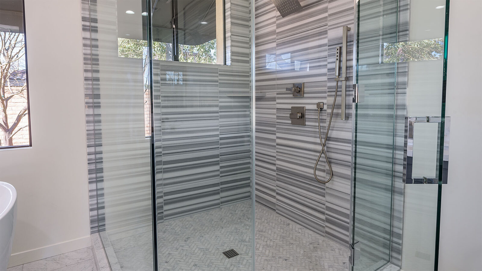 Phoenix Contemporary designed shower room